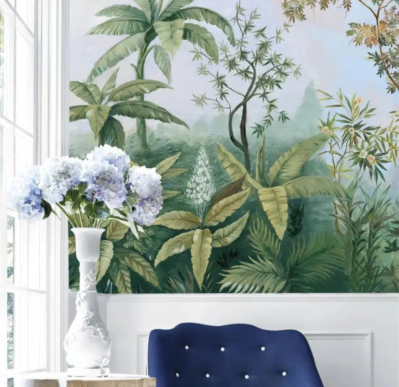 Rainforest Plant Forest Large 3d Mural