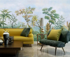 Rainforest Plant Forest Large 3d Mural