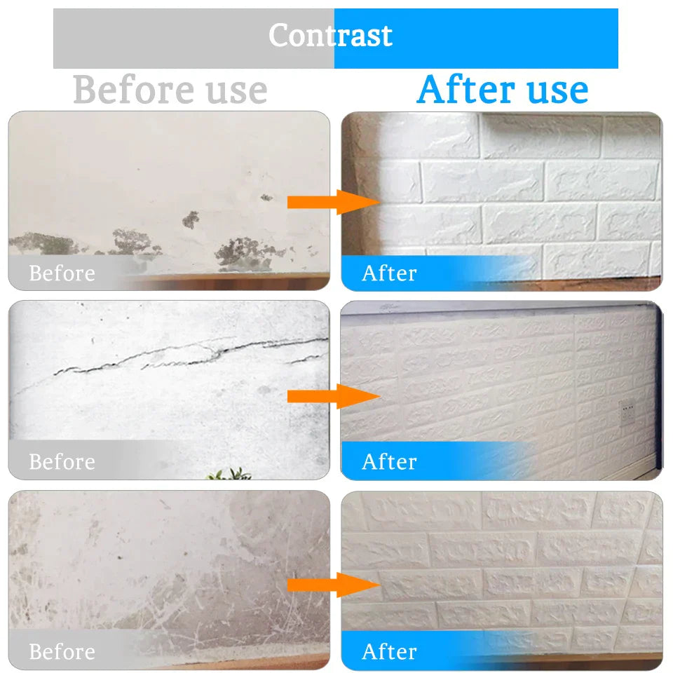 Waterproof Wallpaper Self-adhesive Foam Brick Wall Stickers