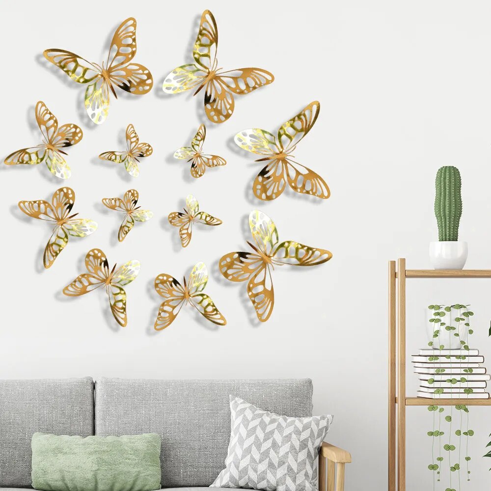 Hollow Butterfly wall stickers