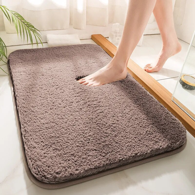 Super Thick Fluff Fiber Bath Mats