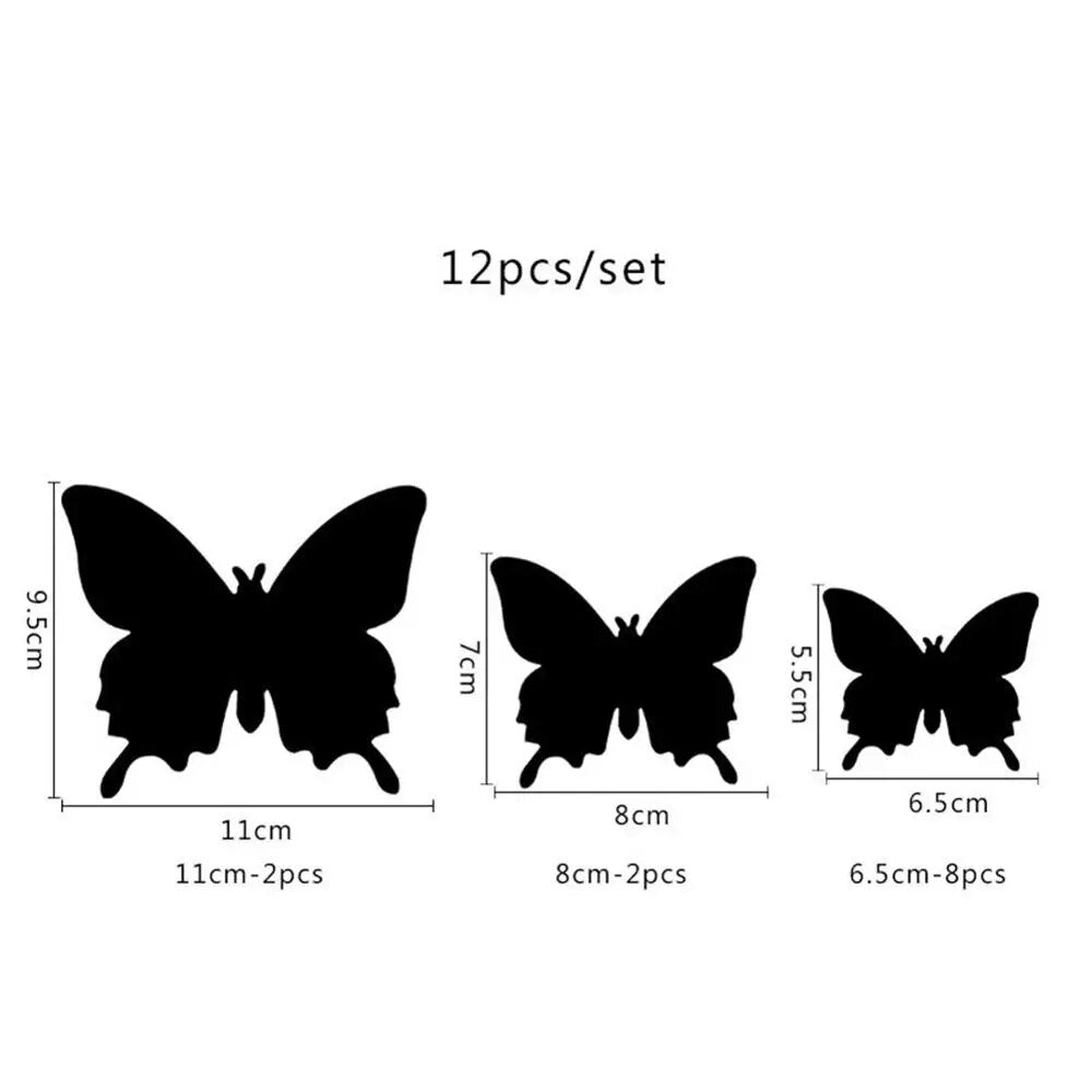 Mirror Wall Sticker Decal Butterflies