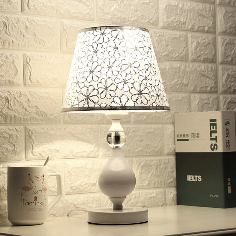 ED Crystal Bedroom Table Lamp