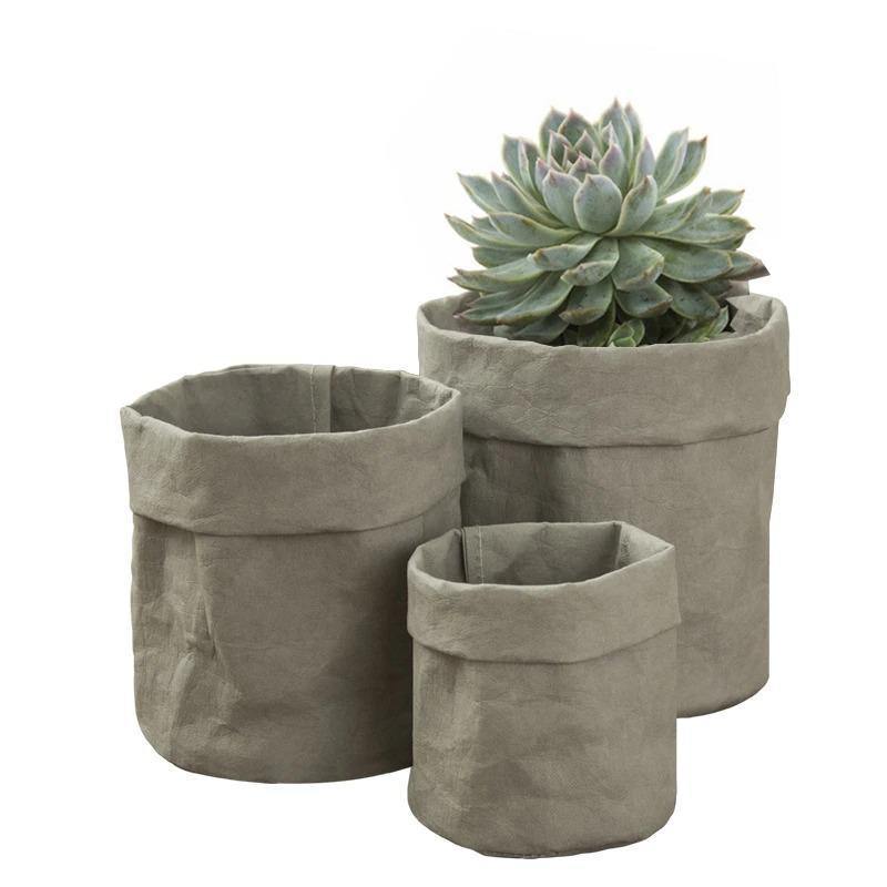 Waterproof Eco-Friendly Paper Planter Bag