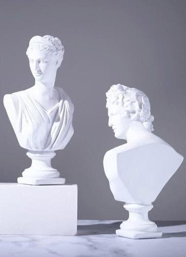 Classic Greek Bust Statuette