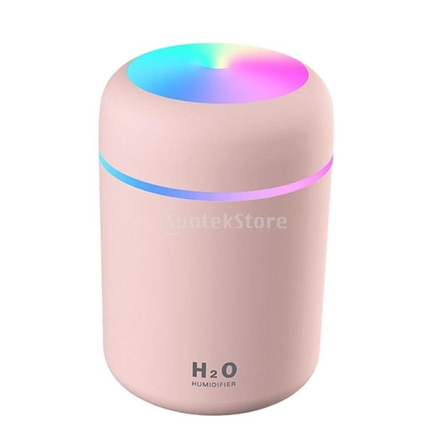 Portable 300ml Electric Air Humidifier Aroma Oil Diffuser