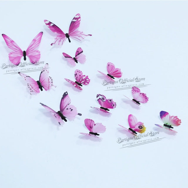 Hollow Butterfly Wall Sticker DIY Home Decoration