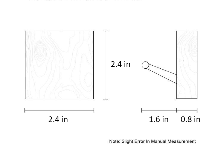 خطاف تعليق حائطي من النحاس