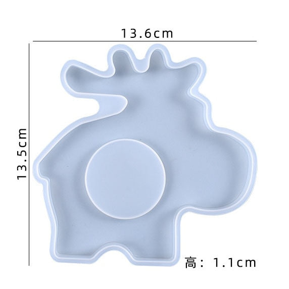 2021 DIY Resin Mold Candle Holder Silicone