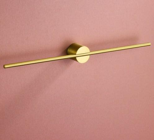 Kyler Modern Metal Towel Bar Large / Gold / Gold | Sage & Sill