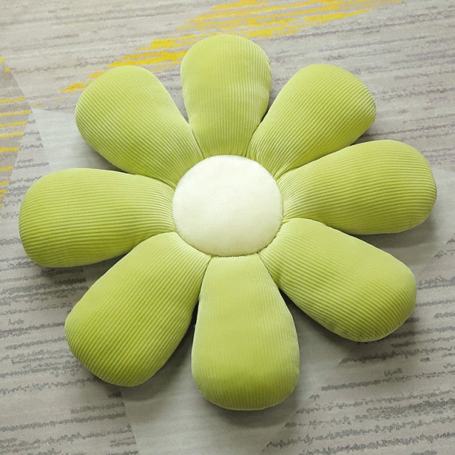 Stuffed Six Petal Flower Cushion Girly Room Decor