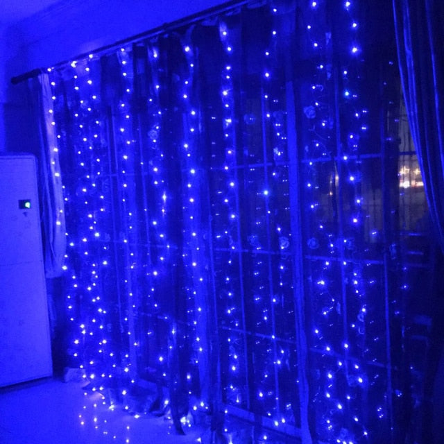 3M LED Fairy String Lights Curtain Garland USB